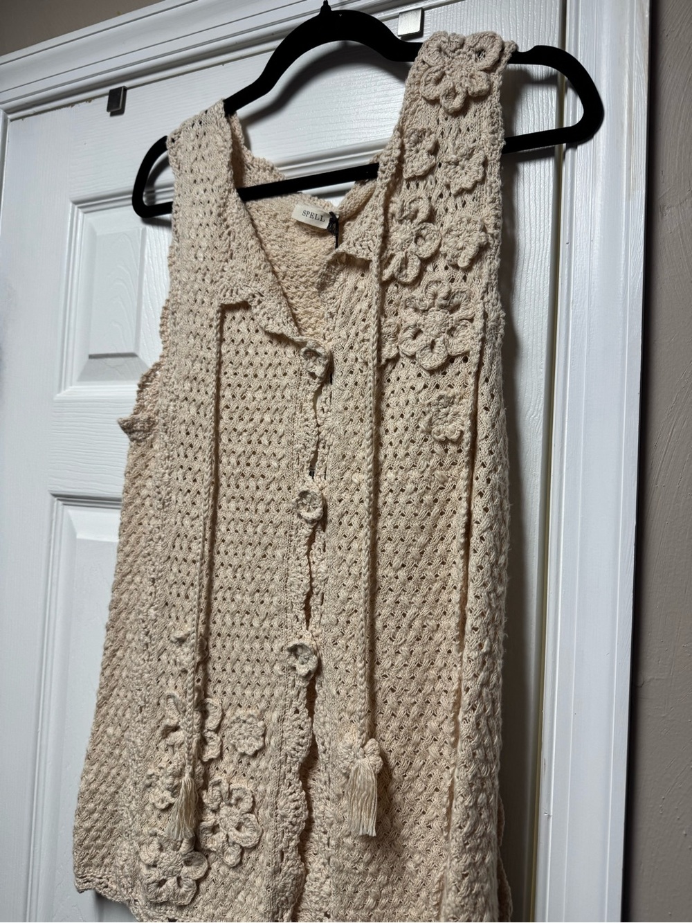 Spell NWT Paradise Found Vest - Sand Dune - Size XS - Picture 5 of 11